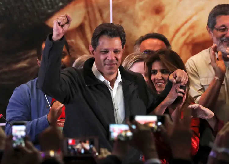 Fernando Haddad: ex-prefeito de São Paulo, Haddad já protagonizou vários embates no partido e tudo indica que terá de enfrentar mais um (Paulo Whitaker/Reuters)
