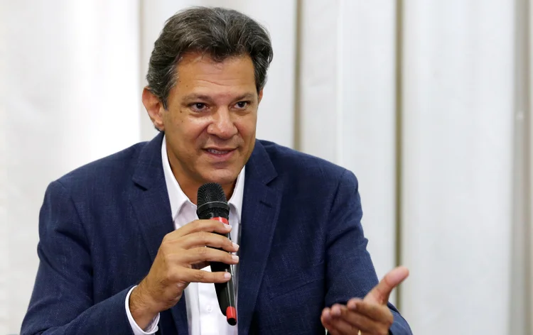 Fernando Haddad: candidato indicou tem dados sobre um dos empresários, a empresa contratada e os valores negociados (Rodolfo Buhrer/Reuters)