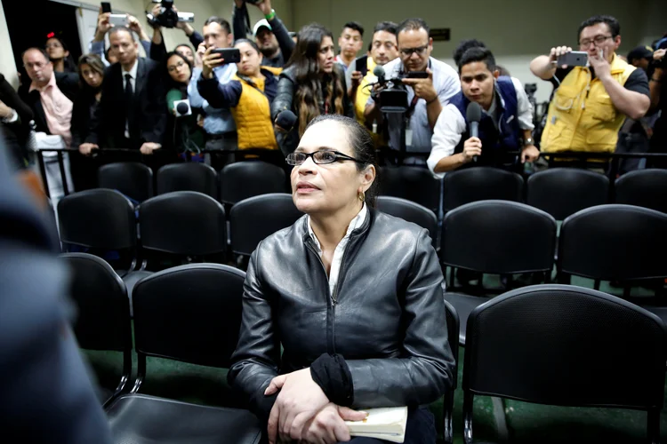 Guatemala: Roxana ajudou a colocar pessoas essenciais para executarem o orçamento a favor da organização criminosa (Luis Echeverria/Reuters)