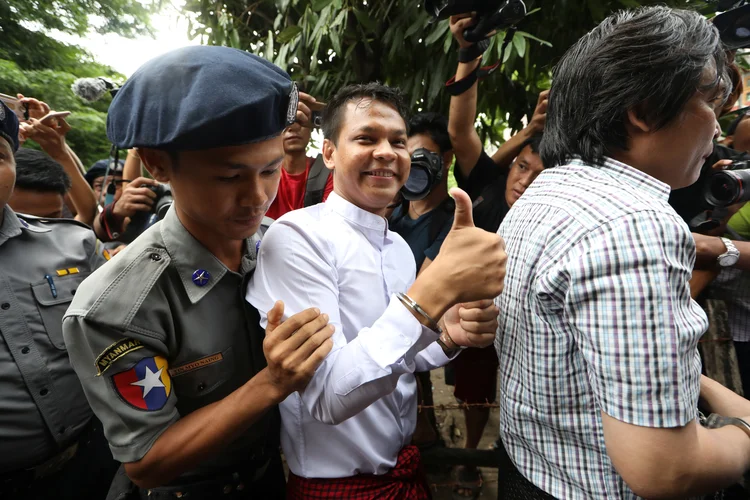 Mianmar: os três jornalistas vão ficar sob custódia até 17 de outubro (Ann Wang/Reuters)