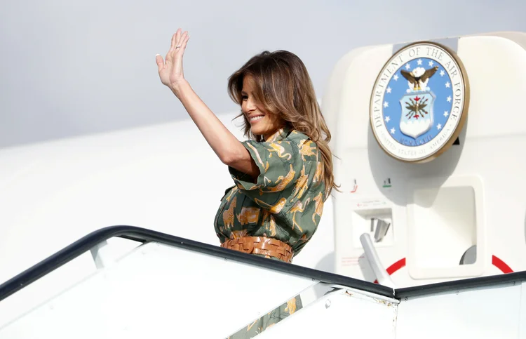 Melania Trump: livro conta que primeira-dama tem uma suíte reservada na residência presidencial (Carlo Allegri/Reuters)