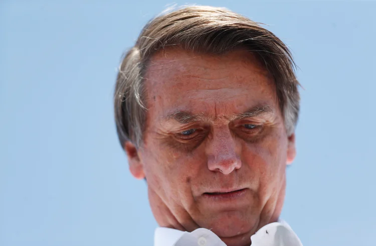 Bolsonaro: clima começou após conversas no WhatsApp virem à público (Adriano Machado/Reuters)
