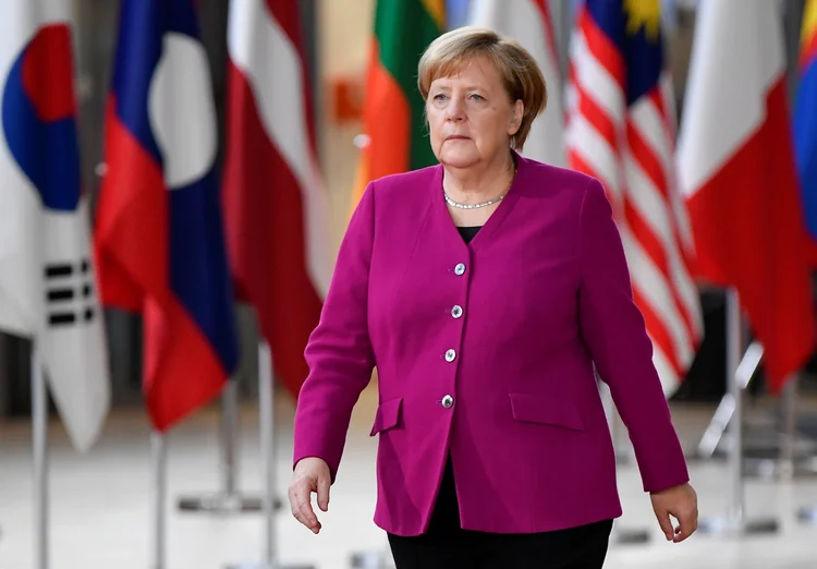 Merkel: os eleitores de Hesse parecem cansados das brigas internas da coalizão, em particular sobre a migração (Toby Melville/Reuters)
