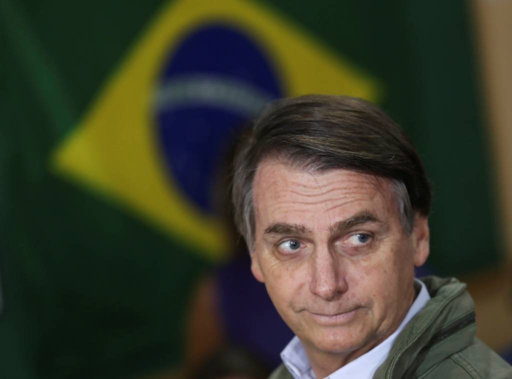 Jair Bolsonaro: deslizes no uso do hífen e da pontuação  (Ricardo Moraes/Reuters)