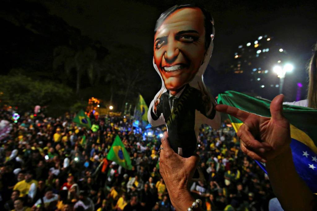 Jair Bolsonaro (PSL) foi eleito presidente da República neste domingo (Amanda Perobelli/Reuters)