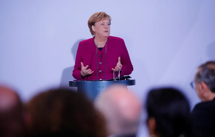 Merkel: a coalizão do governo foi abalada neste ano por dois resultados ruins em eleições regionais (Hannibal Hanschke/Reuters)