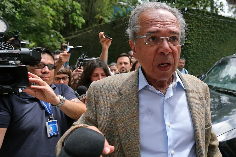 Paulo Guedes (foto de arquivo): segundo consultor econômico de Bolsonaro, o Brasil “ficou prisioneiro de alianças ideológicas” e que isso é ruim para a economia (Sergio Moraes/Reuters)