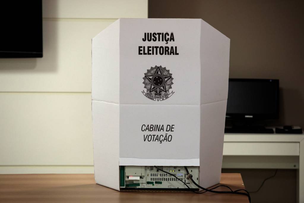Urna eleição (Patricia Monteiro/Bloomberg)