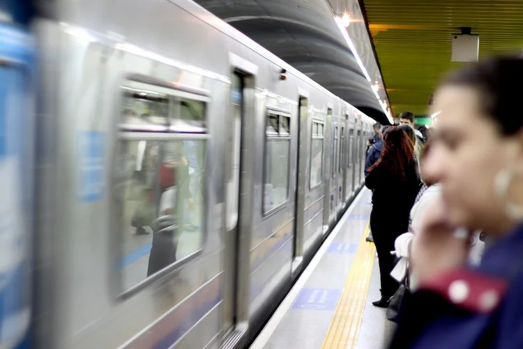 Imagem de arquivo de trem do metrô de SP (Bruno Soares/ Flickr/Creative Commons)