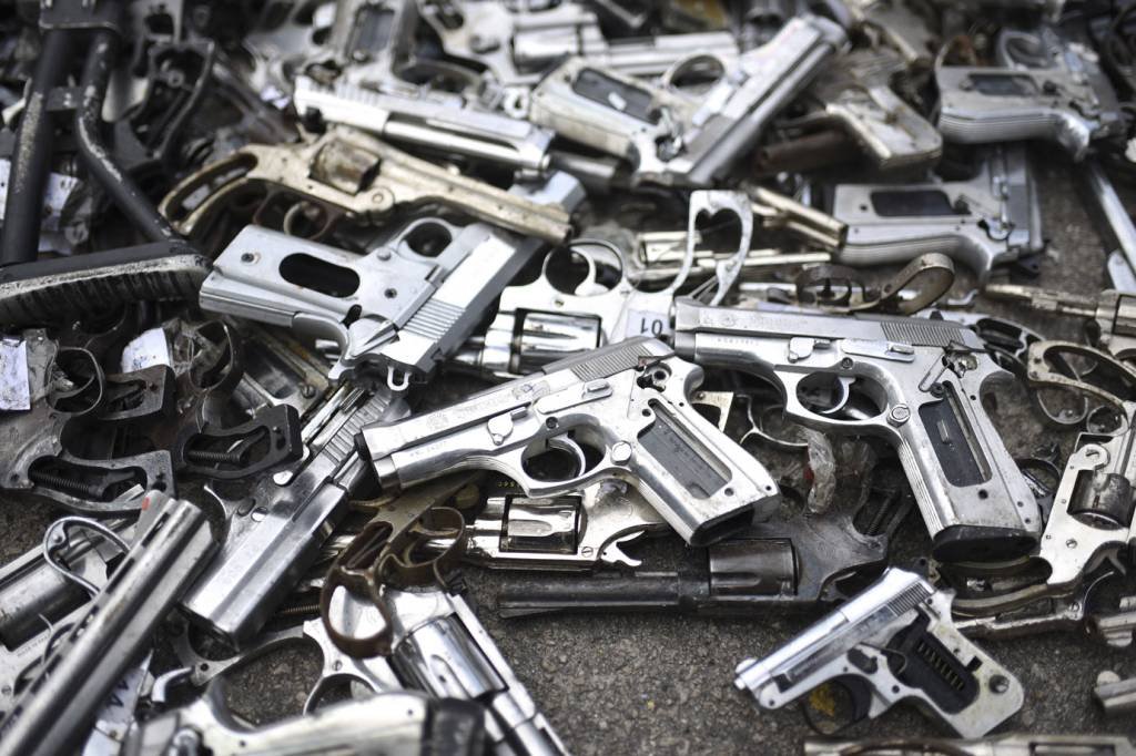 Armas de fogo: um tema em debate intenso no Brasil (Fabio Teixeira/Getty Images)