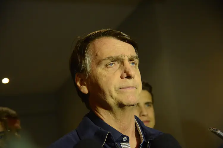 Bolsonaro: ele disse não querer falar de fraude "ainda" (Fernando Frazão/Agência Brasil)