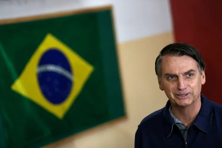 Bolsonaro: o candidato fez uma live no Facebook na noite desta quinta-feira (Ricardo Moraes/Reuters)