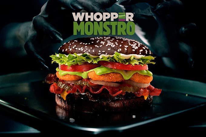 Burger King quer causar pesadelo com sanduíche especial de Halloween