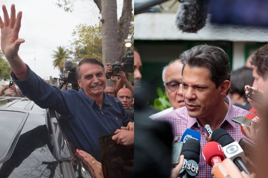 Bolsonaro promete privatizar estatais e Haddad reduzir imposto no JN