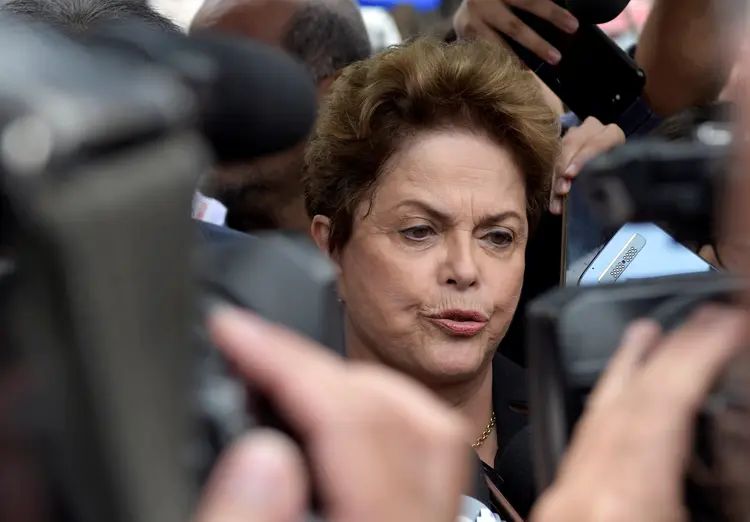 Dilma Rousseff: a defesa da ex-presidente havia solicitado acesso a todo conteúdo do inquérito, pois seria alvo da delação premiada do ex-ministro Antonio Palocci (Washington Alves/Reuters)