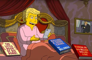 Imagem referente à matéria: Criador de 'Os Simpsons' diz que série só terminará após morte de Trump