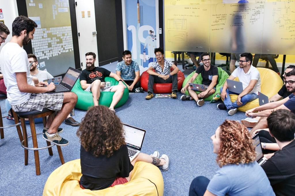 Escritório da Conta Azul: startup projeta dobrar de tamanho neste ano (Conta Azul/Divulgação)