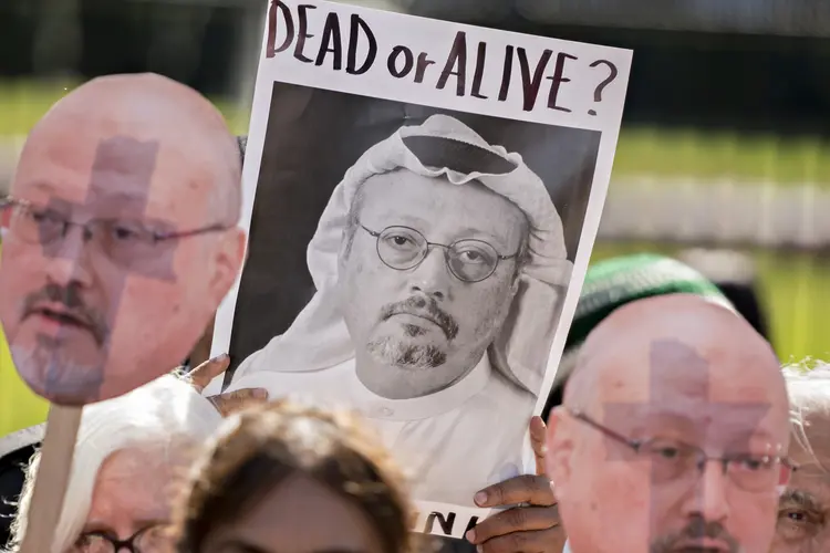 Jamal Khashoggi: jornalista que seguiu para o exílio nos Estados Unidos em 2017, foi assassinado em 2 de outubro no consulado de seu país em Istambul (Andrew Harrer/Bloomberg/Getty Images)