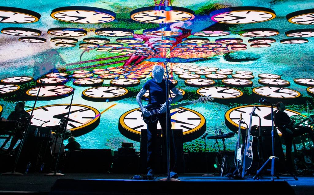 Show de Roger Waters: apresentações que são uma experiência fazem do músico o artista mais monumental em atividade (MICHAEL CAMPANELLA/Redferns/Reuters)