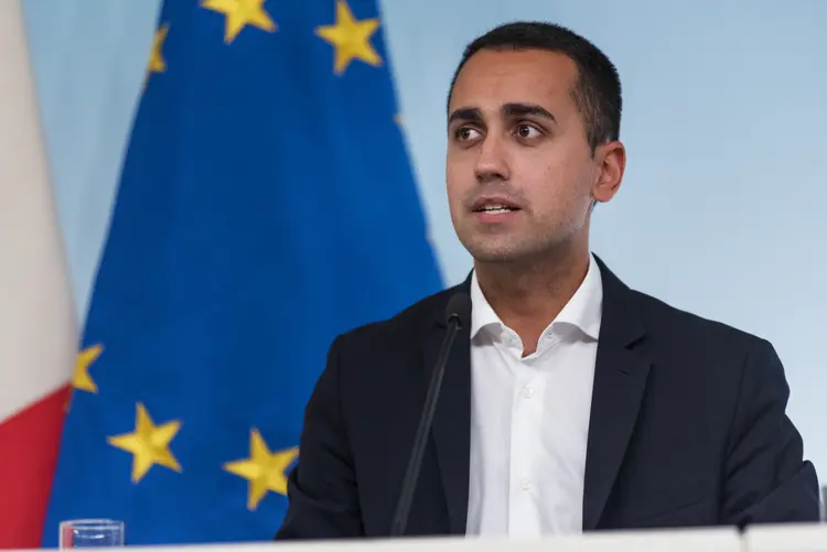 Luigi Di Maio: o primeiro-ministro da Itália, Giuseppe Conte, convocou uma reunião do gabinete para este sábado (Michele Spatar/Getty Images)