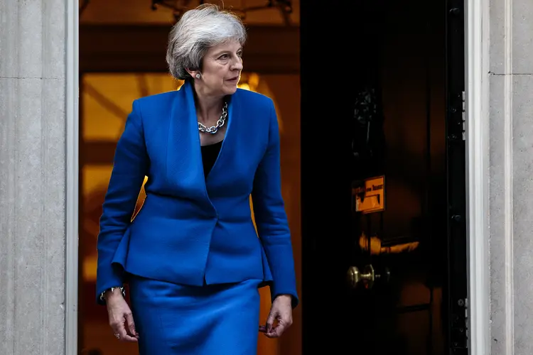 Theresa May: a primeira-ministra afirmou que a proposta orçamentária mostra que a austeridade está acabando, mas isso não deve antecipar as eleições (Jack Taylor/Getty Images)