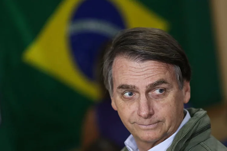 Jair Bolsonaro: sugestão do líder das pesquisas para o controle do câmbio foi apresentada em entrevista ao site Poder360 (Ricardo Moraes-Pool/Getty Images)