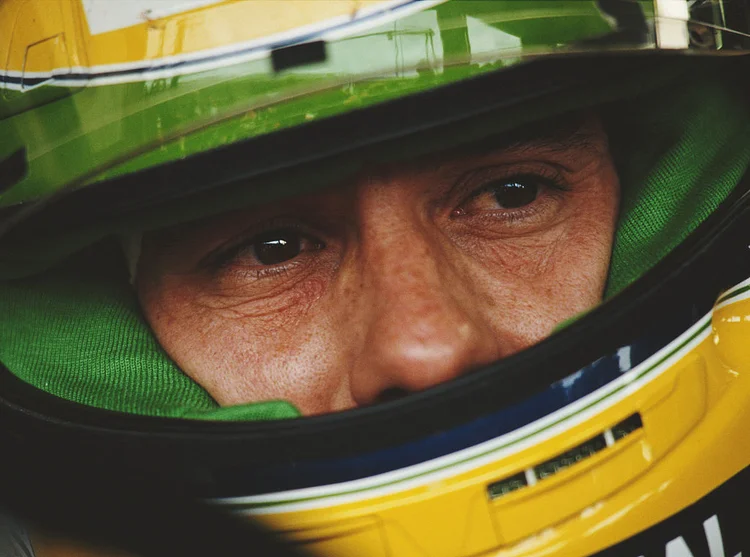 Senna: em 1994, foi declarado luto de três dias por sua morte (Pascal Rondeau/Getty Images/Reprodução)