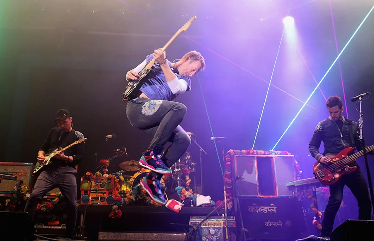 Coldplay: Banda remarcou os shows que vai realizar no Brasil (Getty Images/Reprodução)