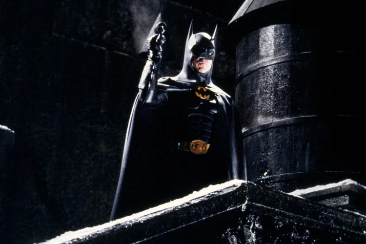 Ator Michael Keaton como Batman no filme de Tim Bruton (Warner Bros. Pictures/Sunset Boulevard/Corbis/Getty Images)