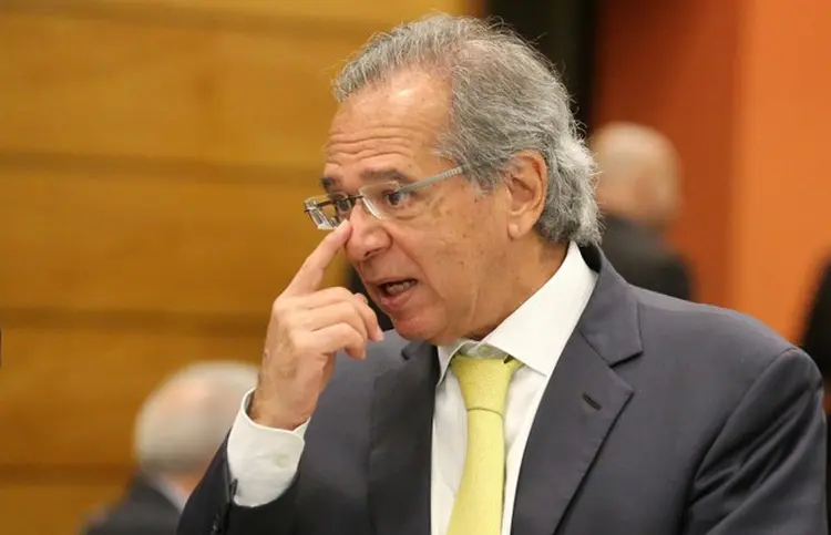 Paulo Guedes: ministro criticou falta de apoio do PSL à reforma previdenciária (Sergio Moraes/Reuters)