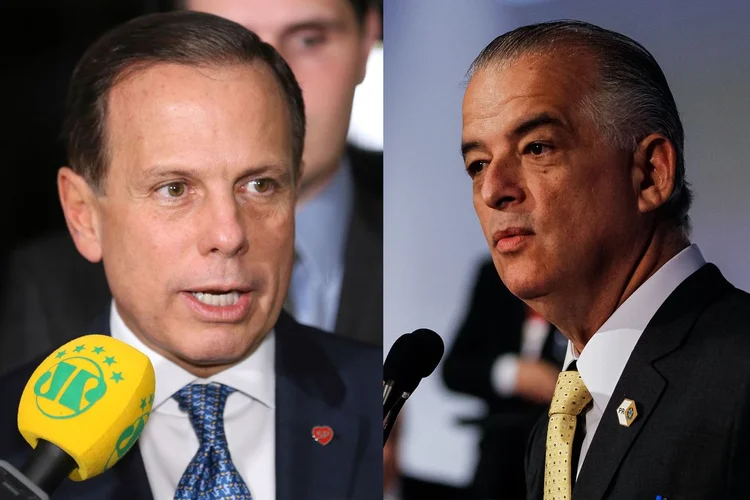 João Doria e Márcio França (Marcos Corrêa/PR/Agência Brasil)