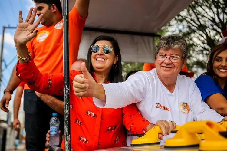 João Azevêdo: Candidato ganhou com folga do segundo colocado, Lucélio Cartaxo (PV) (Facebook de João Azevêdo/Reprodução)