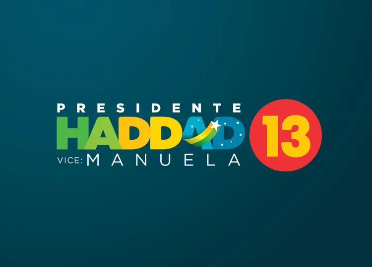 Haddad: o partido começou a lançar imagens apenas com o nome de Fernando Haddad (Partido dos Trabalhadores/Divulgação)
