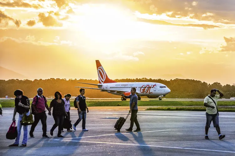 Avião da Gol: a Smiles tem contratos com 50 empresas parceiras | Cadu Rolim/Fotoarena / 