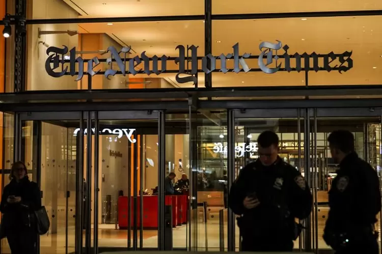 SEDE DO NEW YORK TIMES: jornal quase quebrou em 2008, mas foi salvo com aporte do mexicano Carlos Slim  / REUTERS/Jeenah Moon