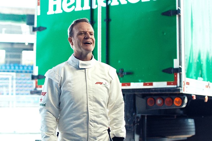 Rubens Barrichello estreia em ação da Heineken para a F-1