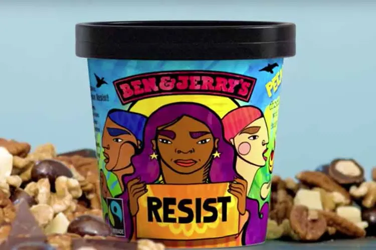 Ben & Jerry's: campanha em favor do ativismo é uma herança dos fundadores hippies (Ben & Jerry’s/Divulgação)