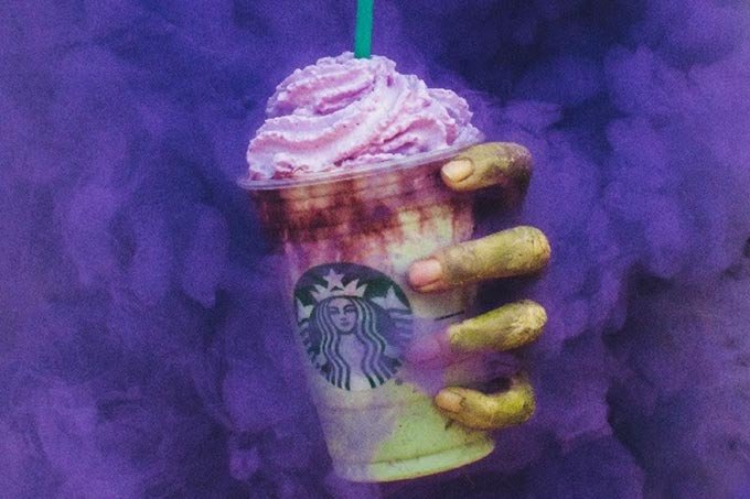 Starbucks lança frappuccino "zumbi" para o Halloween