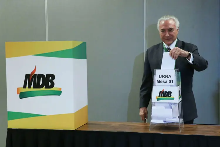 A exemplo de outros partidos, o MDB também decidiu liberar seus filiados para apoiar Haddad ou Bolsonaro (Antonio Cruz/Agência Brasil)