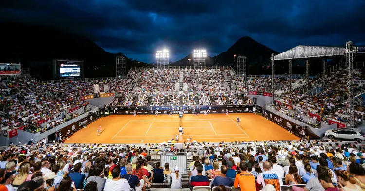 Rio Open: o espaço conta com nove quadras de saibro, sendo uma delas o estádio central (Rio Open)