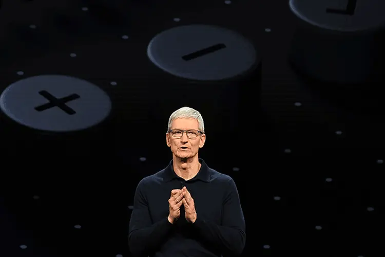 Tim Cook: CEO da Apple será ouvido em caso de supostas práticas anticompetitivas de cobrança em aplicativos do iPhone (David Paul Morris/Bloomberg via Getty Images/Getty Images)