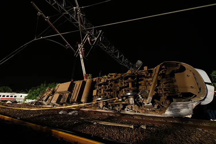 Acidente: Descarrilamento de trem em Taiwan deixou 18 mortos  (X80002/Reuters)