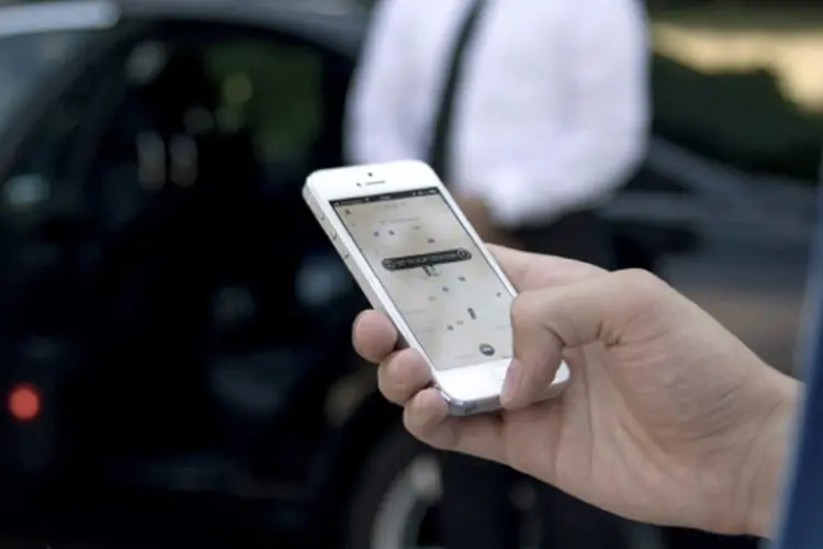 Apps: motoristas podem se inscrever no Microempreendedor Individual (MEI) (Uber/Divulgação)
