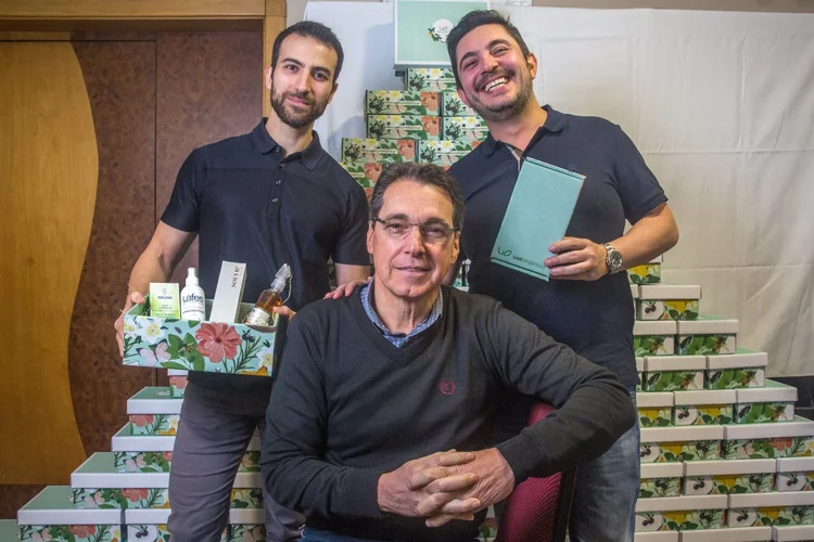 Os sócios José Youssef, Nizar Escandar e Valdir Vieira: cifras esperadas para seis meses de funcionamento foram atingidas em apenas dois (Foto/Jornal de Negócios do Sebrae/SP)