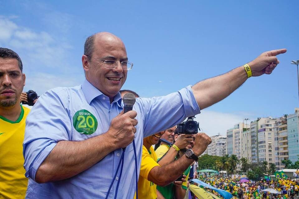 WITZEL EM CAMPANHA: candidato quer acabar com a Secretaria de Segurança  / Reprodução/ Facebook