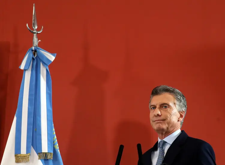 Mauricio Macri:: presidente da Argentina irá encontrar Bolsonaro (Marcos Brindicci/Reuters)