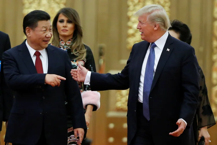 Trump: "A China não quer aumento nas tarifas e sente que será melhor se fechar um acordo", disse o presidente americano (Thomas Peter/Reuters)