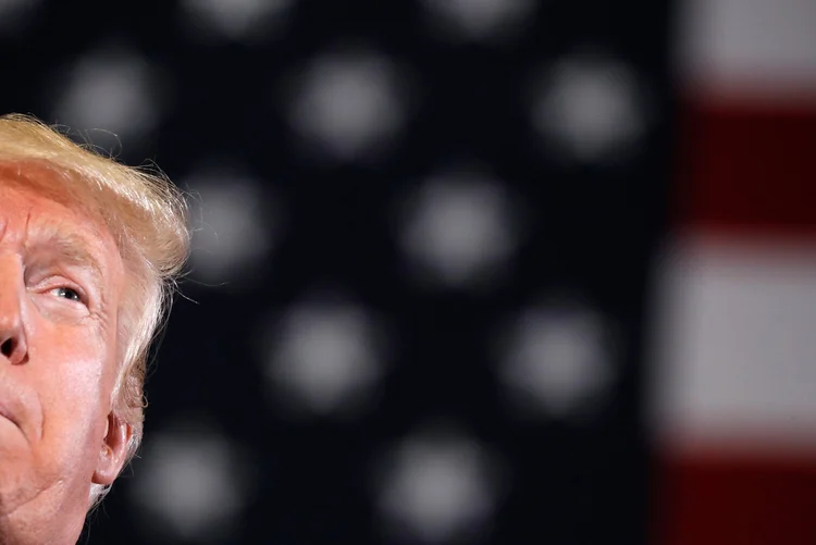 Donald Trump: "Quase 100% da heroína nos Estados Unidos entra através da fronteira sul", disse (Carlos Barria/Reuters)