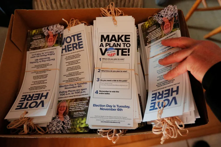 Eleições americanas: dois anos após a vitória de Trump, os democratas esperam vingar-se politicamente (Brian Snyder/Reuters)