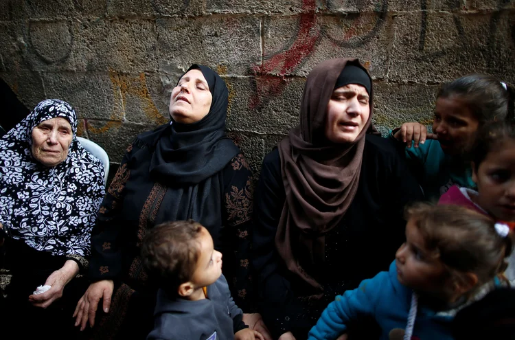 Gaza: pelo menos 220 palestinos morreram desde o início desta nova onda de protestos em março (Suhaib Salem/Reuters)